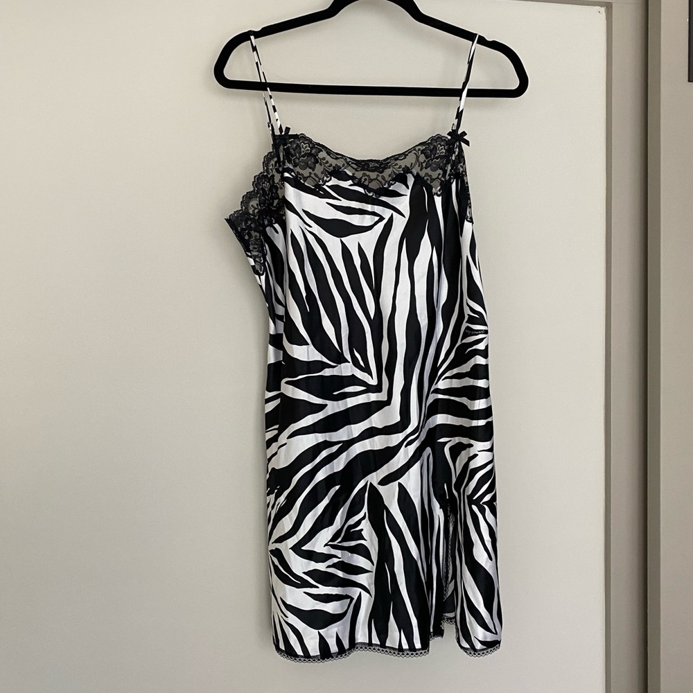 Zebra Print Victoria Secret Slip